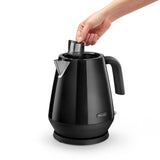 Delonghi - Eclettica Cordless Kettle With Changeable Base Black - KBY2001.BK