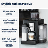 Delonghi - Rivelia Bean to Cup Coffee Machine Onyx Black - EXAM440.55.B