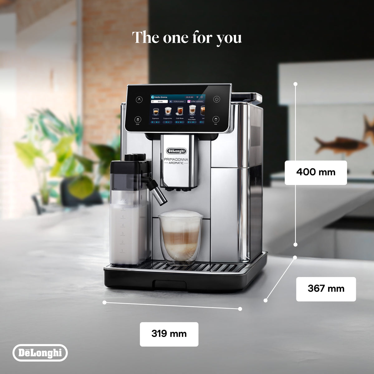 Delonghi PrimaDonna Aromatic Fully Automatic Coffee Machine