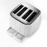 Ballerina 4 Slice Toaster - Opaline White CTD4003.W
