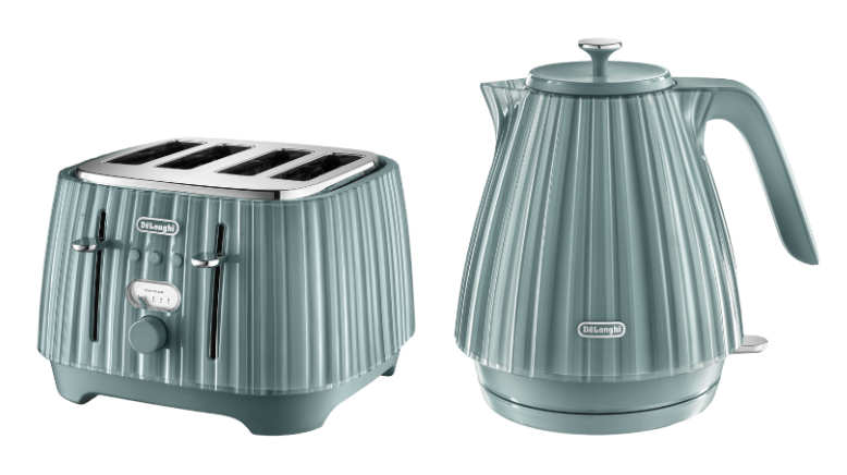 Argento Flora Green Delonghi Kettle Delonghi Argento Flora Kettle