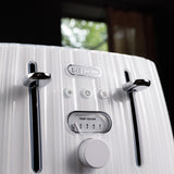 Ballerina 4 Slice Toaster - Opaline White CTD4003.W