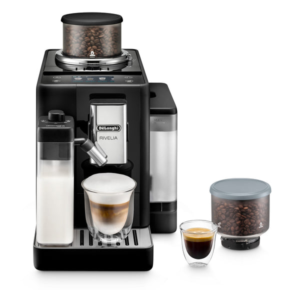 Delonghi - Rivelia Bean to Cup Coffee Machine Onyx Black - EXAM440.55.B