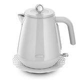 Delonghi - Eclettica Cordless Kettle With Changeable Base White - KBY2001.W