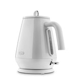 Delonghi - Eclettica Cordless Kettle With Changeable Base White - KBY2001.W