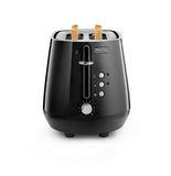 Delonghi - Eclettica 2 Slice Toaster Black - CTY2103.BK