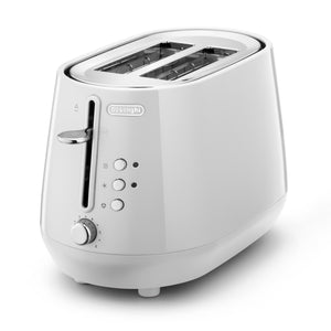 Delonghi - Eclettica 2 Slice Toaster White - CTY2103.W