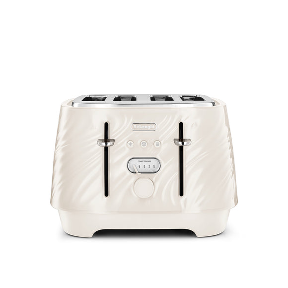 Ballerina Seta 4 Slice Toaster - Silk Beige - CTDS4003.CR