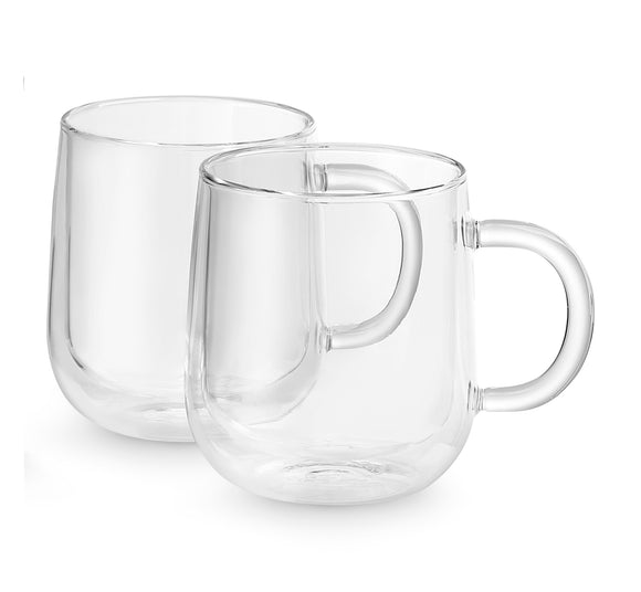 Double Wall Glass Mugs 500ml - DLSC327 