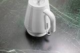 Delonghi - Eclettica Cordless Kettle With Changeable Base White - KBY2001.W