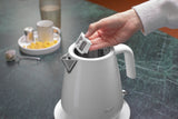 Delonghi - Eclettica Cordless Kettle With Changeable Base White - KBY2001.W