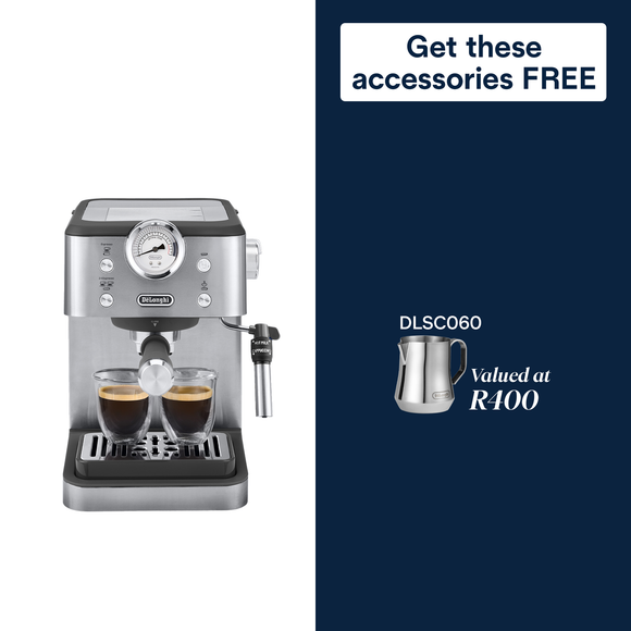 Delonghi - Classic Manual Pump Espresso Coffee Machine - EM450.M