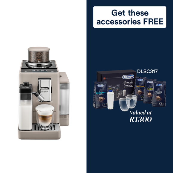 Delonghi - Rivelia Bean to Cup Coffee Machine Sand Beige - EXAM440.55.BG