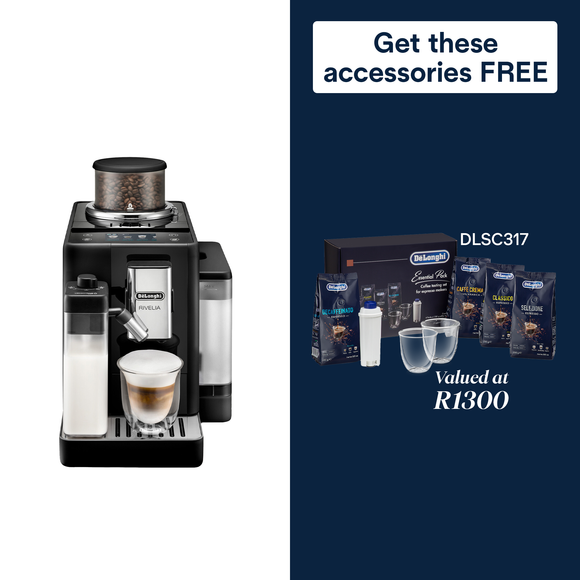 Delonghi - Rivelia Bean to Cup Coffee Machine Onyx Black - EXAM440.55.B