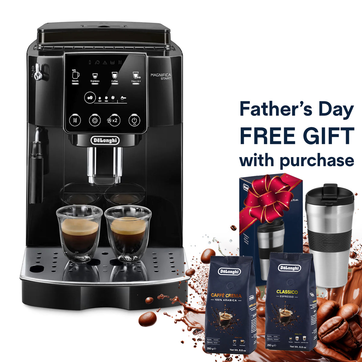 Delonghi Magnifica Start Bean to Cup Coffee Machine ECAM220.21.B