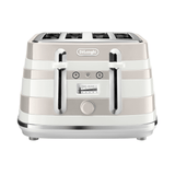 Delonghi - Avvolta Class 4 Slice Toaster Graceful White - CTAC4003.W - De'Longhi South Africa