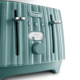 Delonghi - Ballerina 4 Slice Toaster Laguna Green - CTD4003.GR - De'Longhi South Africa