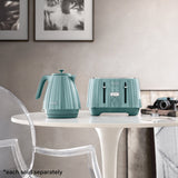 Delonghi - Ballerina 4 Slice Toaster Laguna Green - CTD4003.GR - De'Longhi South Africa