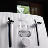 Delonghi - Ballerina 4 Slice Toaster Opaline White - CTD4003.W - De'Longhi South Africa