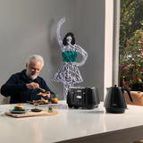 Delonghi - Ballerina Cordless Kettle Furnace Black - KBD3001.BK - De'Longhi South Africa