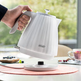 Delonghi - Ballerina Cordless Kettle Opaline White - KBD3001.W - De'Longhi South Africa