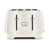 Delonghi - Ballerina Seta 4 Slice Toaster Silk Beige - CTDS4003.CR - De'Longhi South Africa