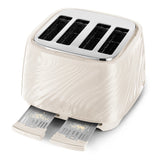 Delonghi - Ballerina Seta 4 Slice Toaster Silk Beige - CTDS4003.CR - De'Longhi South Africa