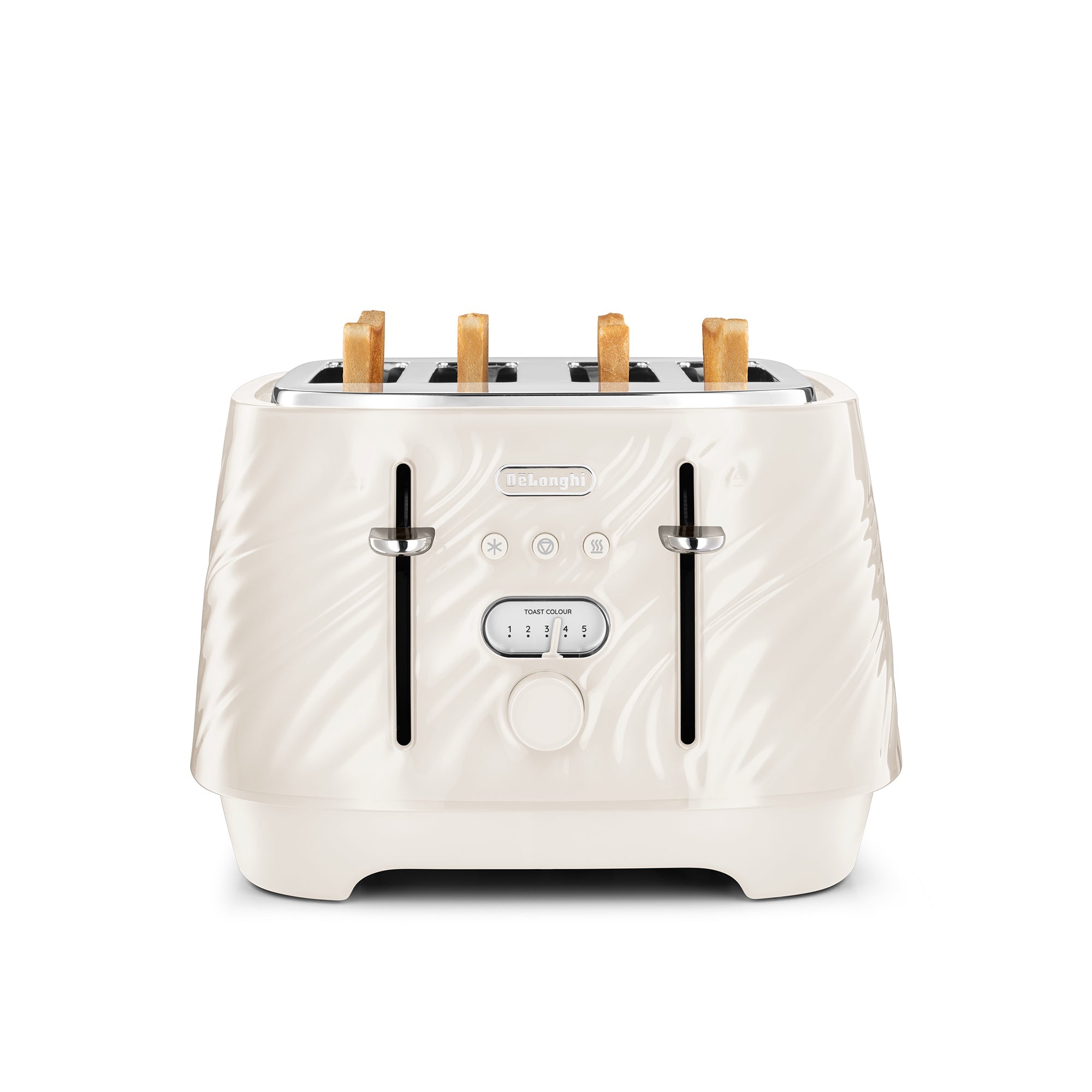 Delonghi - Ballerina Seta 4 Slice Toaster Silk Beige - CTDS4003.CR