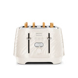 Delonghi - Ballerina Seta 4 Slice Toaster Silk Beige - CTDS4003.CR - De'Longhi South Africa