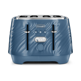 Delonghi - Ballerina Seta 4 Slice Toaster Silk Blue - CTDS4003.BL - De'Longhi South Africa