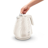 Delonghi - Ballerina Seta Cordless Kettle Silk Beige - KBDS3001.CR - De'Longhi South Africa