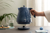 Delonghi - Ballerina Seta Cordless Kettle Silk Blue - KBDS3001.BL - De'Longhi South Africa