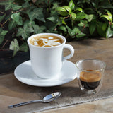 Delonghi - Cappuccino Porcelain Cups and Saucers White - DLSC309 - De'Longhi South Africa
