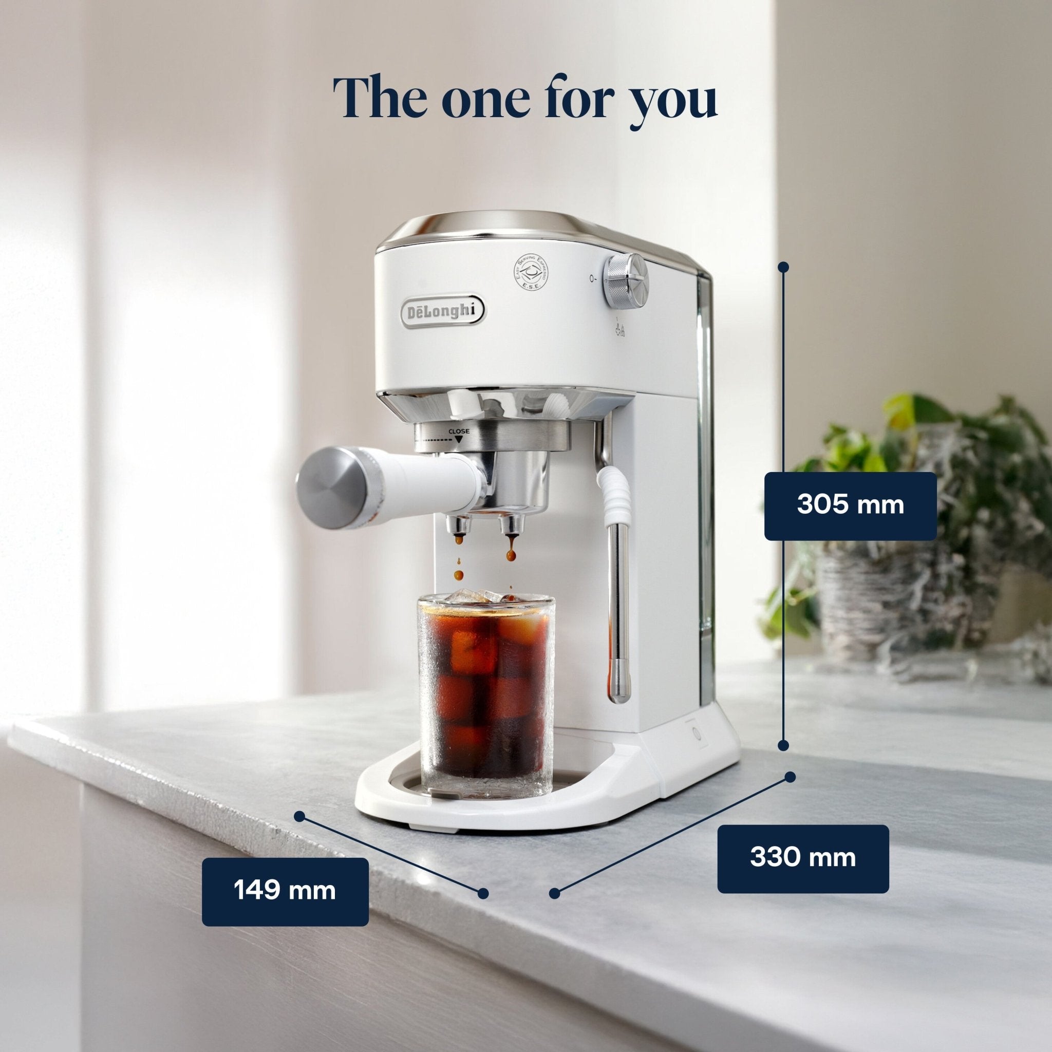 Dedica Duo - White Harmony - EC890.WI | De'Longhi – De'Longhi