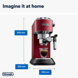 Delonghi - Dedica Style - Matt Red - EC685.R - De'Longhi South Africa