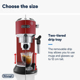 Delonghi - Dedica Style - Matt Red - EC685.R - De'Longhi South Africa