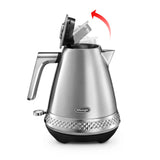 Delonghi - Diadema Cordless Kettle 1,7L Metal Finish - KBV3001.M - De'Longhi South Africa