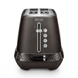Delonghi - Diadema Long Slot 4 Slice Toaster Black Metal - CTV3003.BK - De'Longhi South Africa