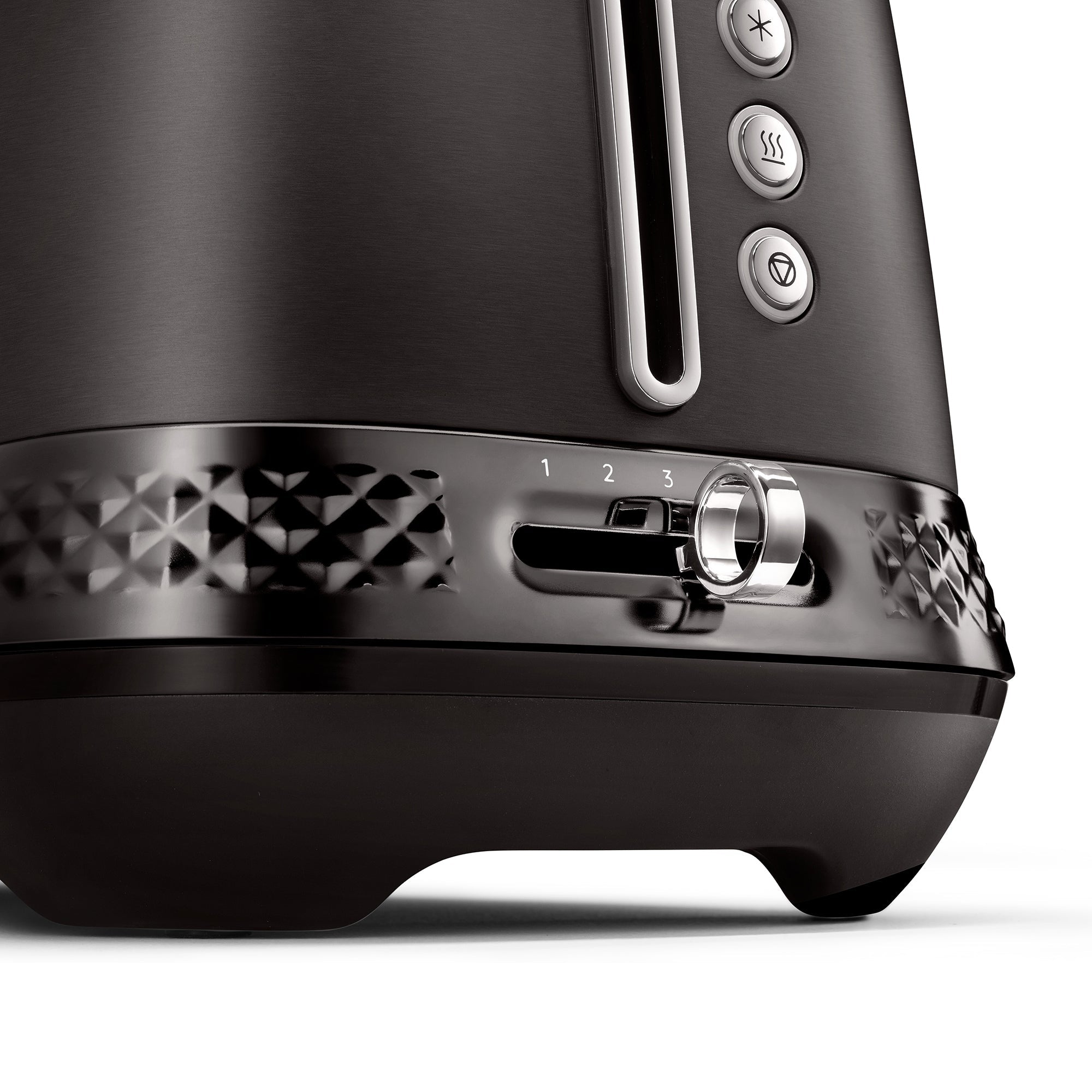 Diadema Long Slot Electric Toaster, Black - CTV3003.BK | De'Longhi