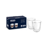 Delonghi - Double Walled Cappuccino Glasses 270ml - DLSC311 - De'Longhi South Africa