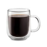 Delonghi - Double Walled Glass Coffee Mugs 500ml - DLSC327  - De'Longhi South Africa