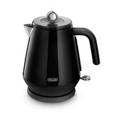 Delonghi - Eclettica Cordless Kettle With Changeable Base Black - KBY2001.BK - De'Longhi South Africa
