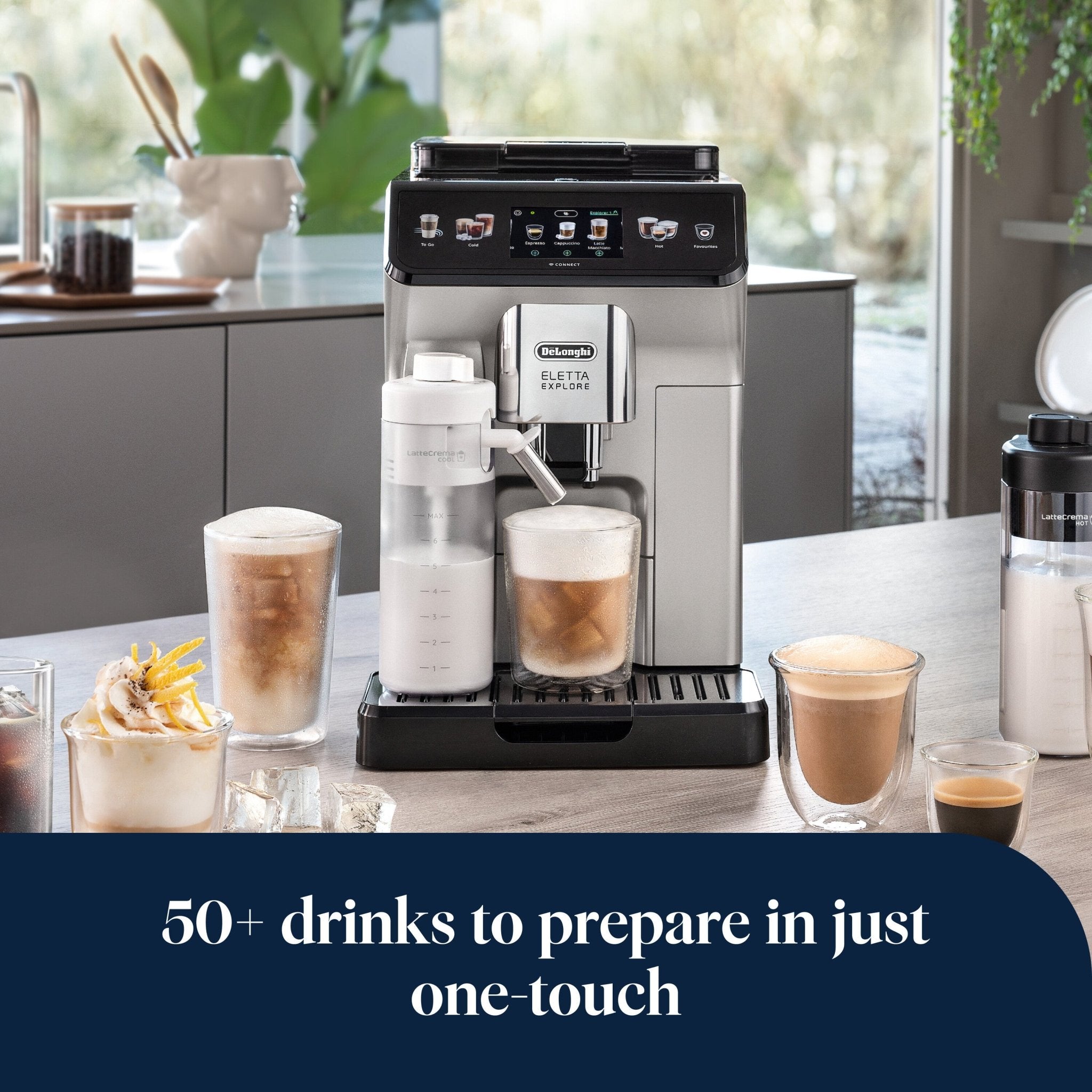 Delonghi - Eletta Explore Bean to Cup Coffee Machine - ECAM450.65