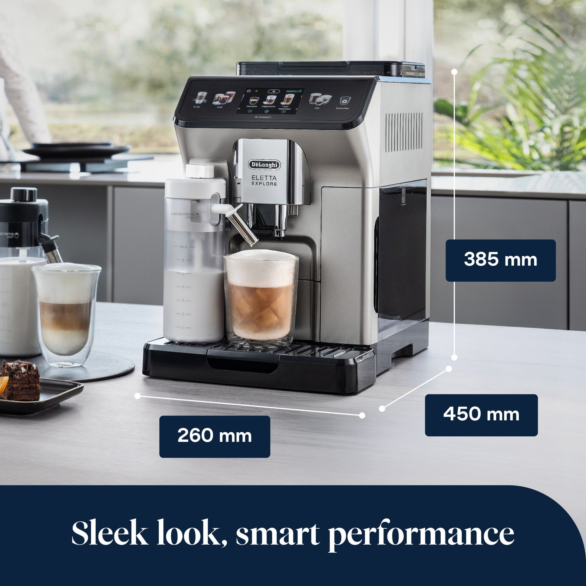 Delonghi - Eletta Explore Bean to Cup Coffee Machine - ECAM450.65
