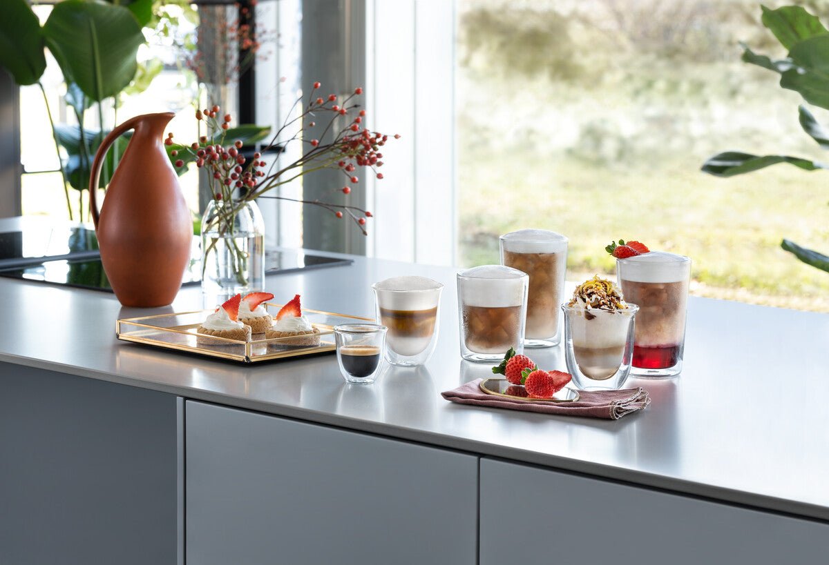 Delonghi - Hot & Cold Coffee Glasses Collection Set of 6 - DLSC326
