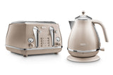 Delonghi - Icona Metallics Breakfast Set Bundle - Beige - De'Longhi South Africa