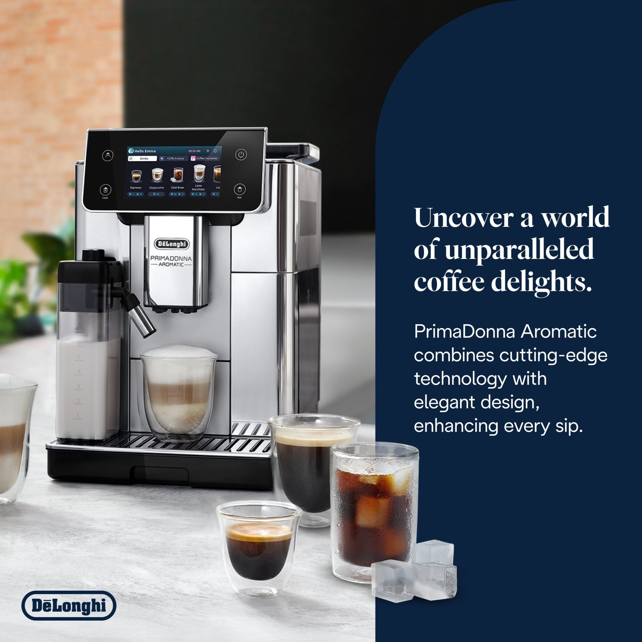 Delonghi - PrimaDonna Aromatic Bean to Cup Coffee Machine