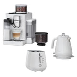Delonghi - Rivelia Bean to Cup Coffee Machine and Eclettica Breakfast Set - White - De'Longhi South Africa