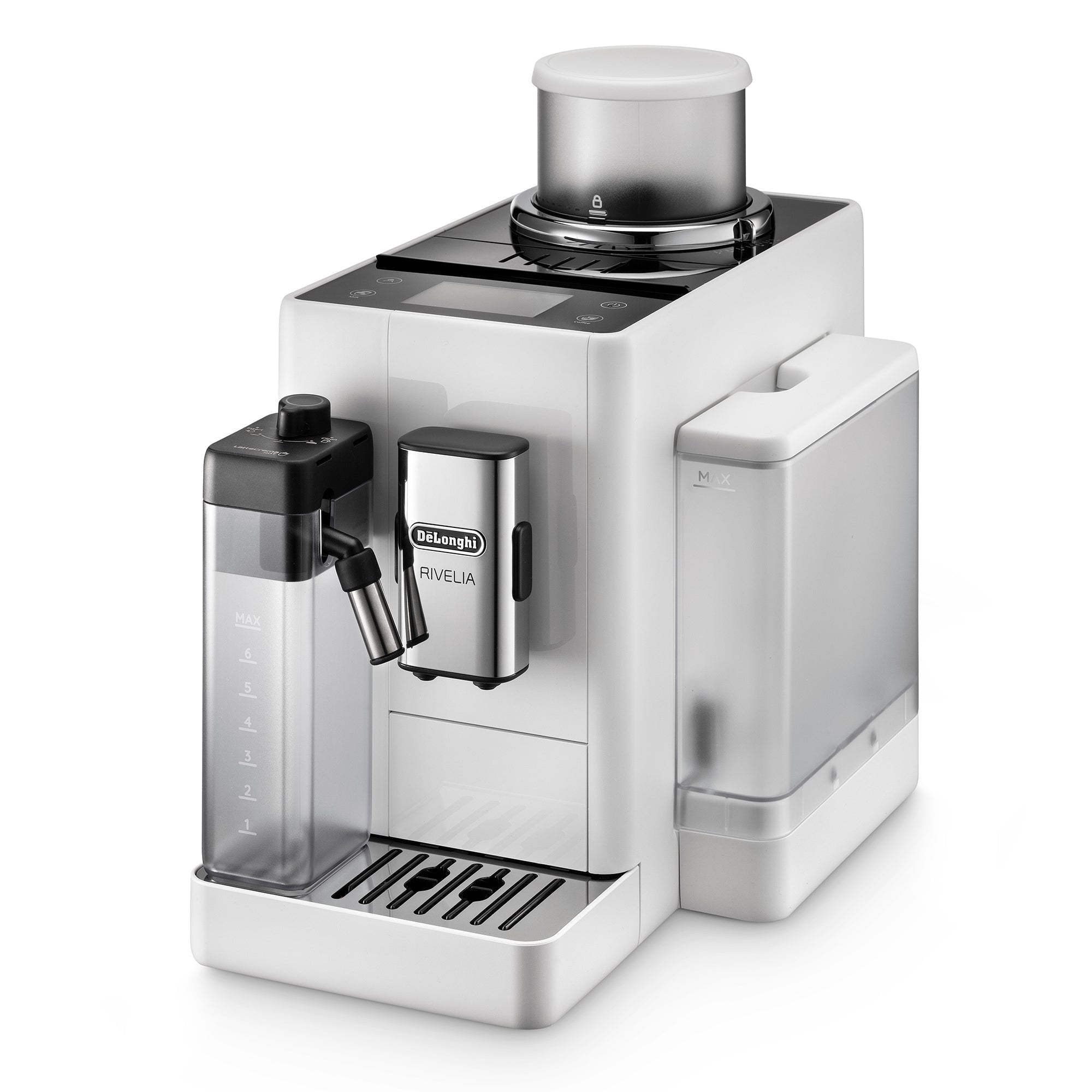Delonghi - Rivelia Bean to Cup Coffee Machine Arctic White