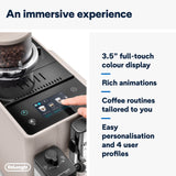 Delonghi - Rivelia Bean to Cup Coffee Machine Sand Beige - EXAM440.55.BG - De'Longhi South Africa